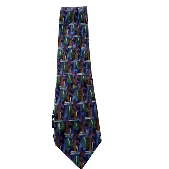 Jerry Garcia Other - Jerry Garcia California Mission Collection 15 100% Silk Tie Abstract Multicolor